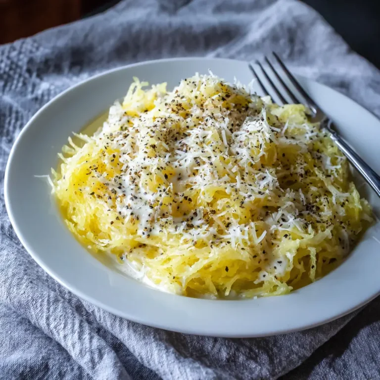 Spaghetti Squash Alfredo
