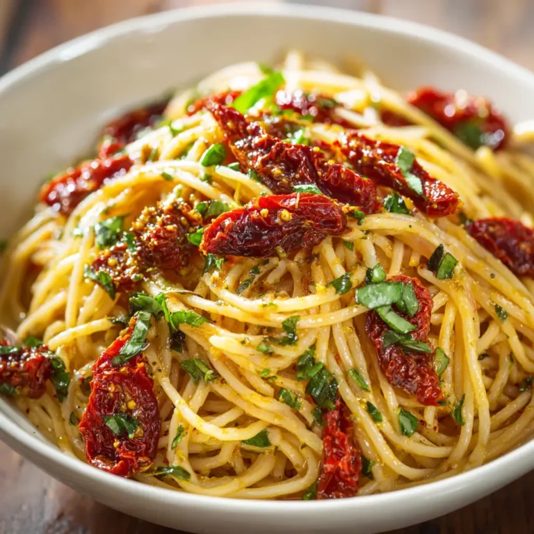 Spaghetti with Sun-Dried Tomatoes
