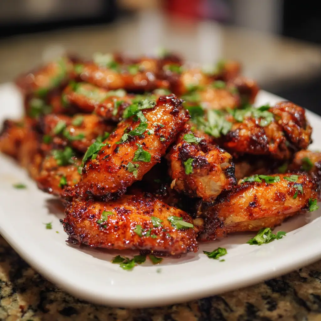 Spicy Honey Chicken Wings