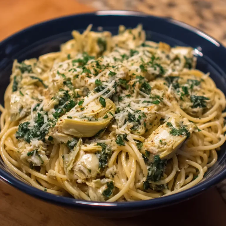 Spinach and Artichoke Spaghetti