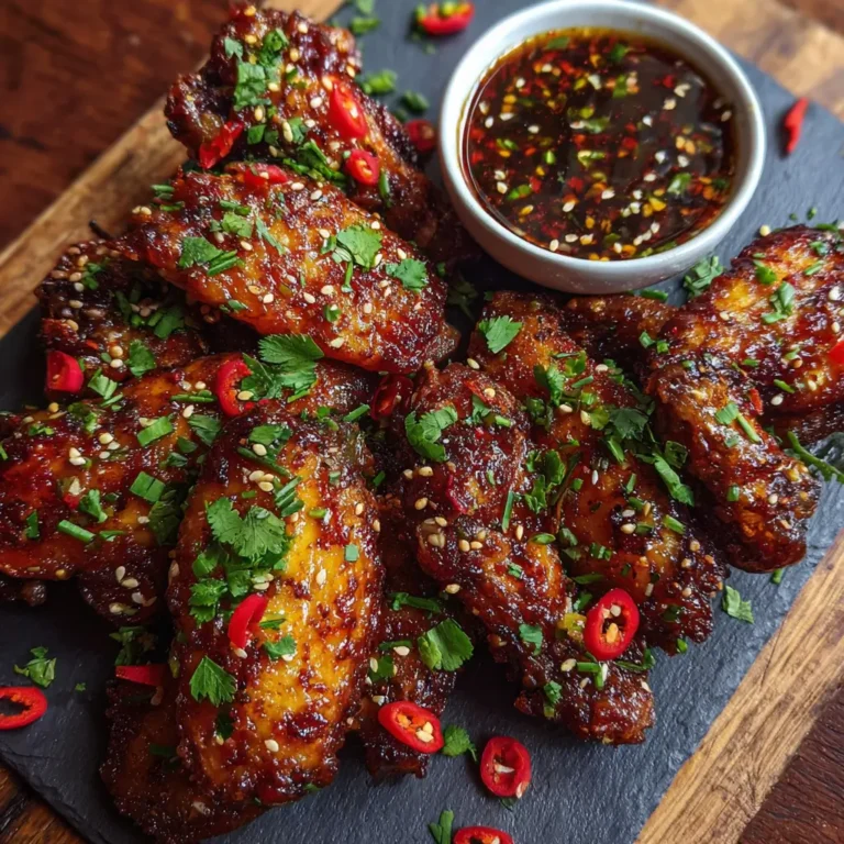 Sweet and Spicy Chicken Wings