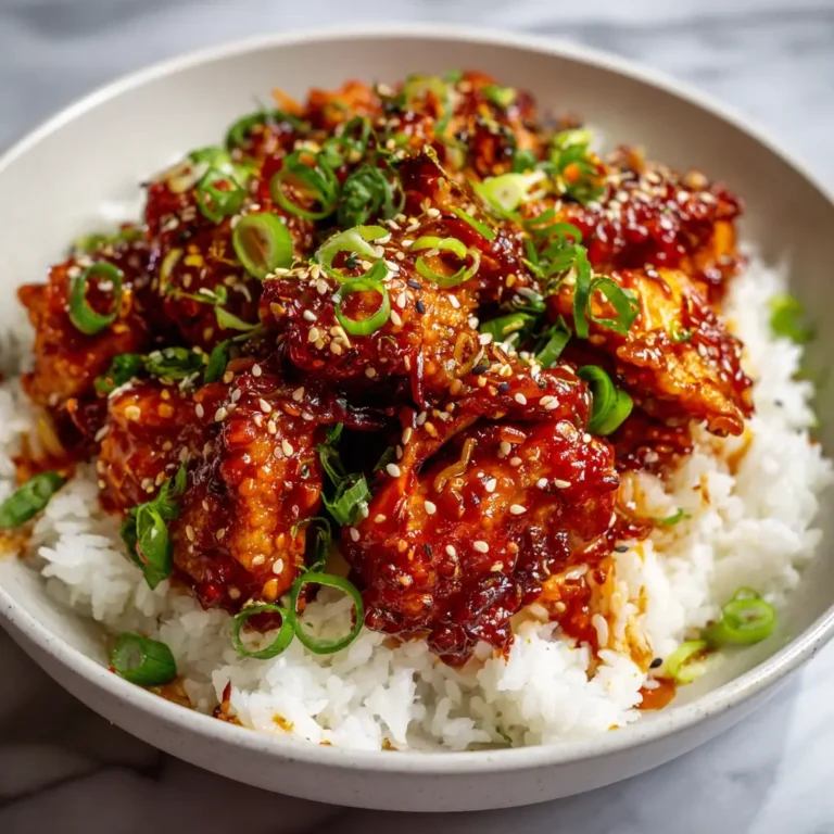 Sweet and Spicy Korean Chicken
