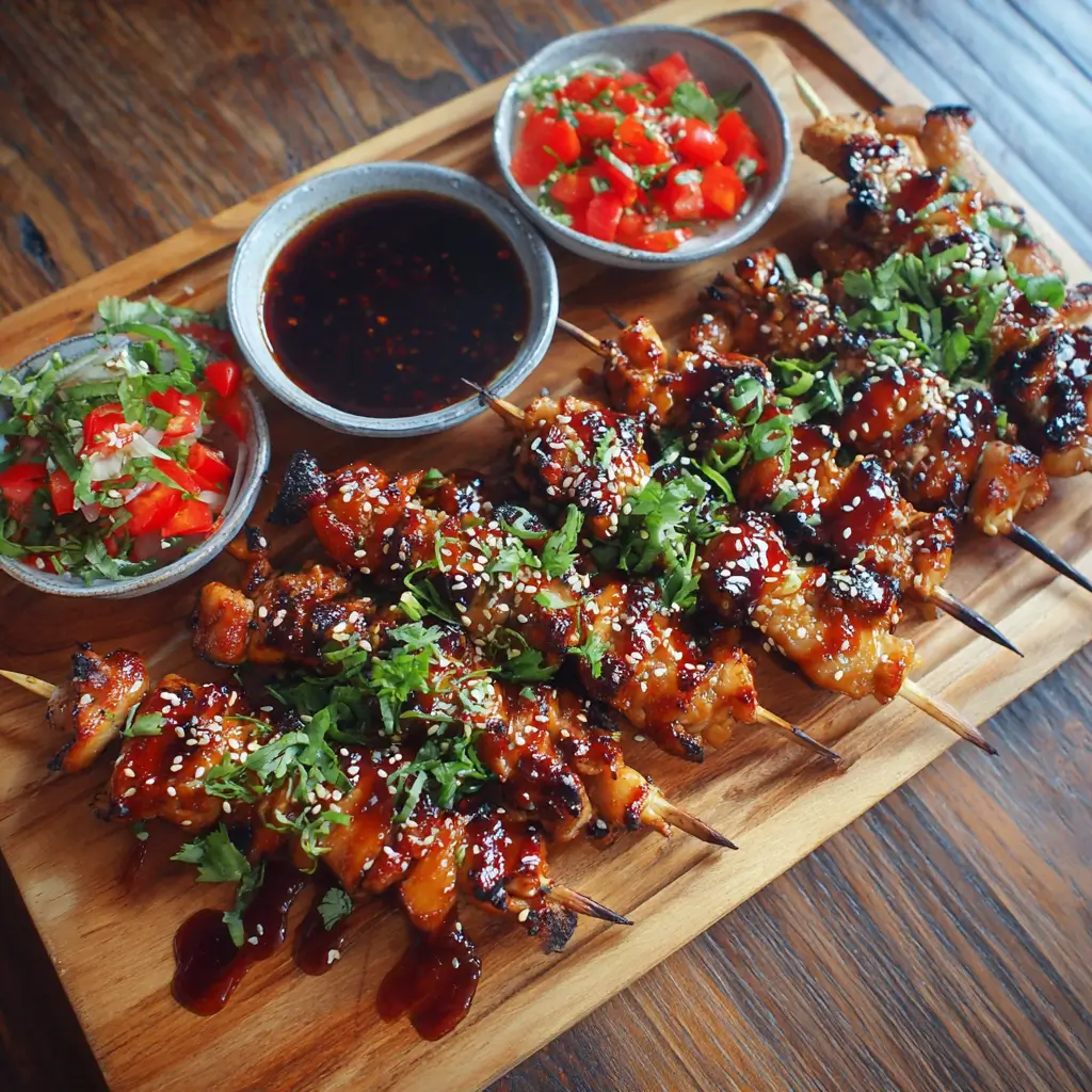 Teriyaki Chicken Skewers