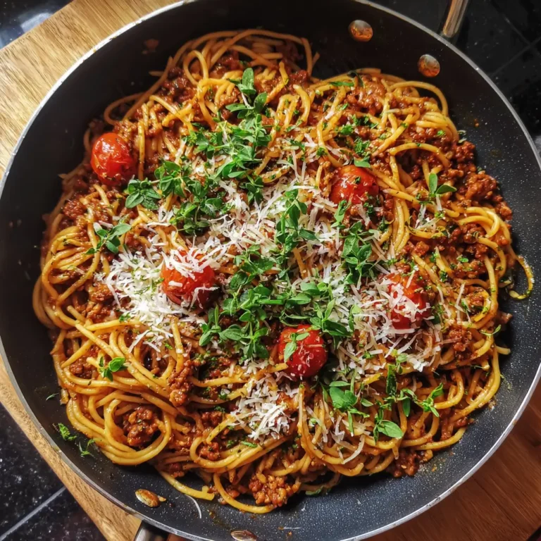 Vegetarian Spaghetti Bolognese