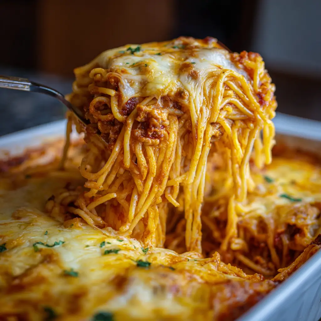 Viral Baked Spaghetti