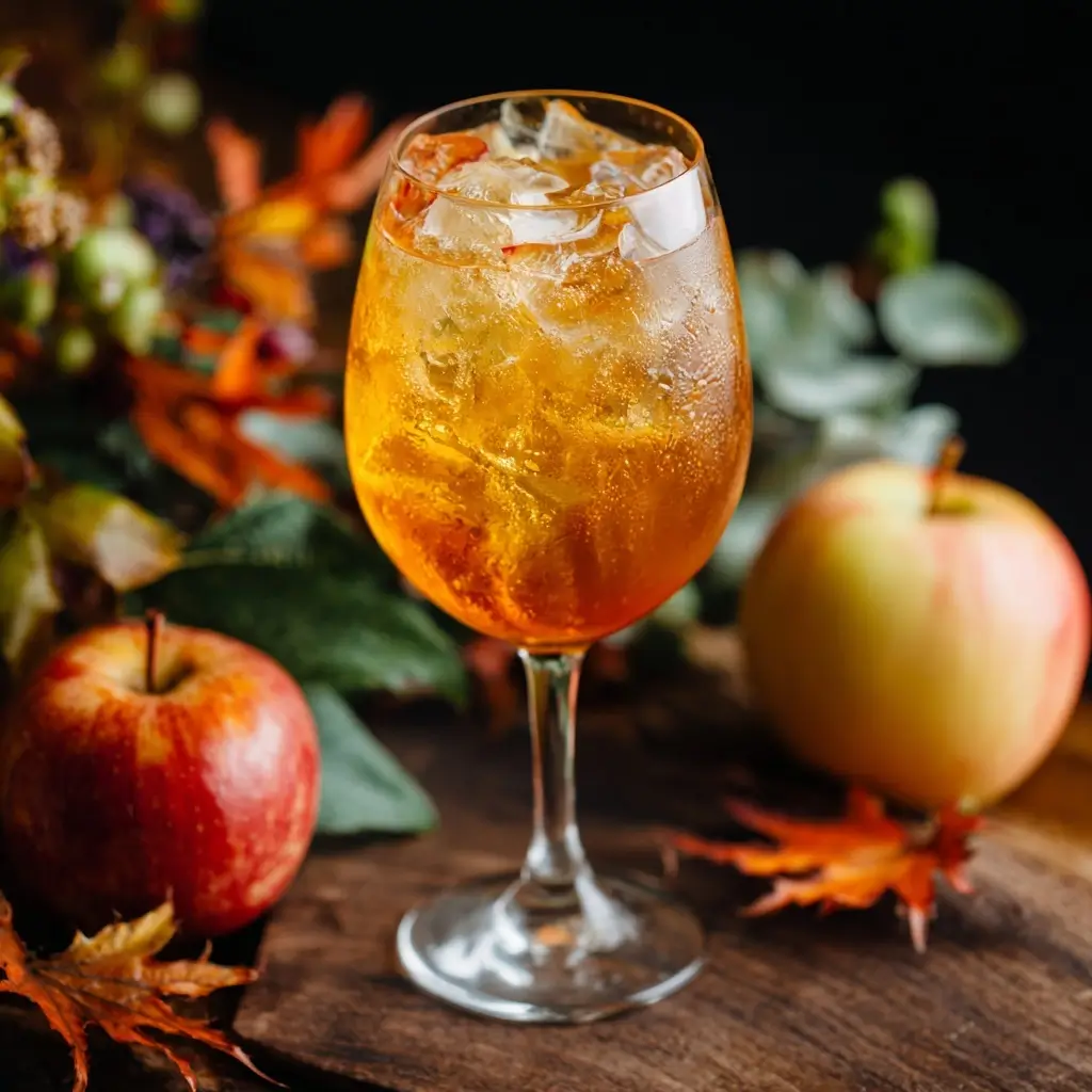 Aper-Fall Spritz (apple cider cocktail)