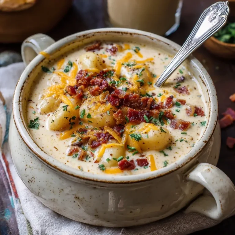 Bacon Cheddar Gnocchi Soup – Creamy, Cheesy & Cozy Comfort Food