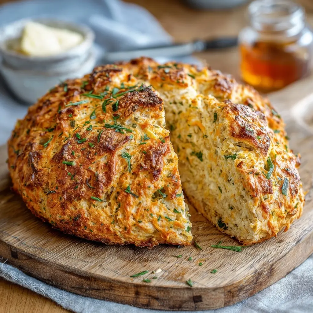 Cheddar and Herb Soda Bread