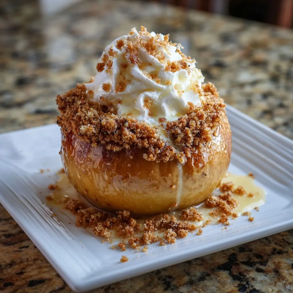 Cheesecake-Stuffed Baked Apples