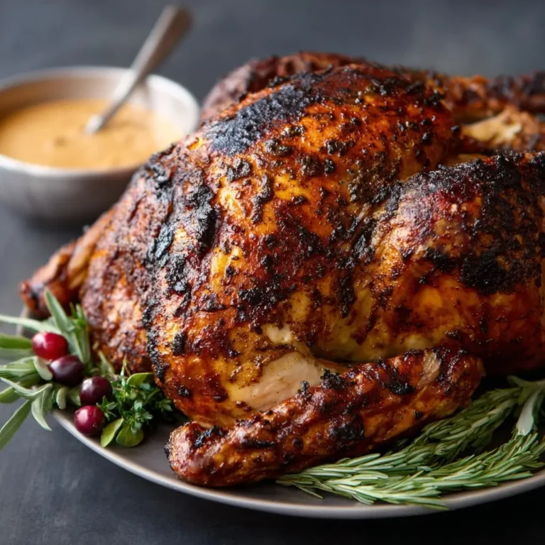 Chipotle Mayonnaise-Roasted Turkey