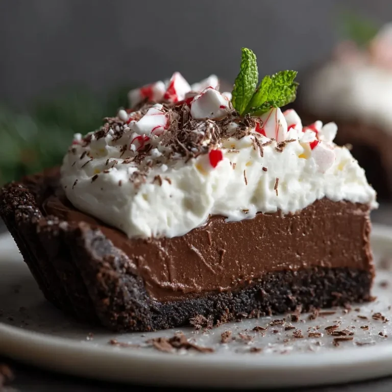 Chocolate Peppermint Pie