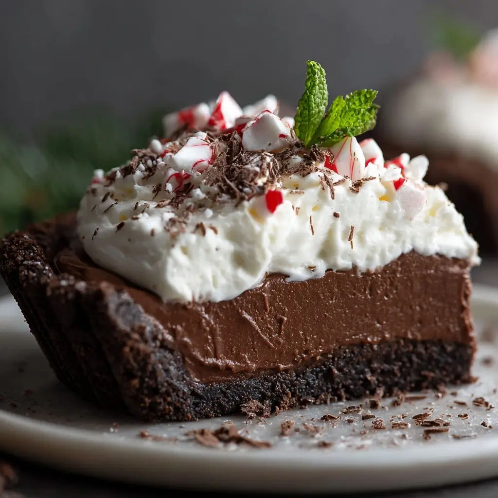 Chocolate Peppermint Pie