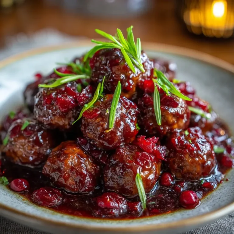 Cranberry Meatballs