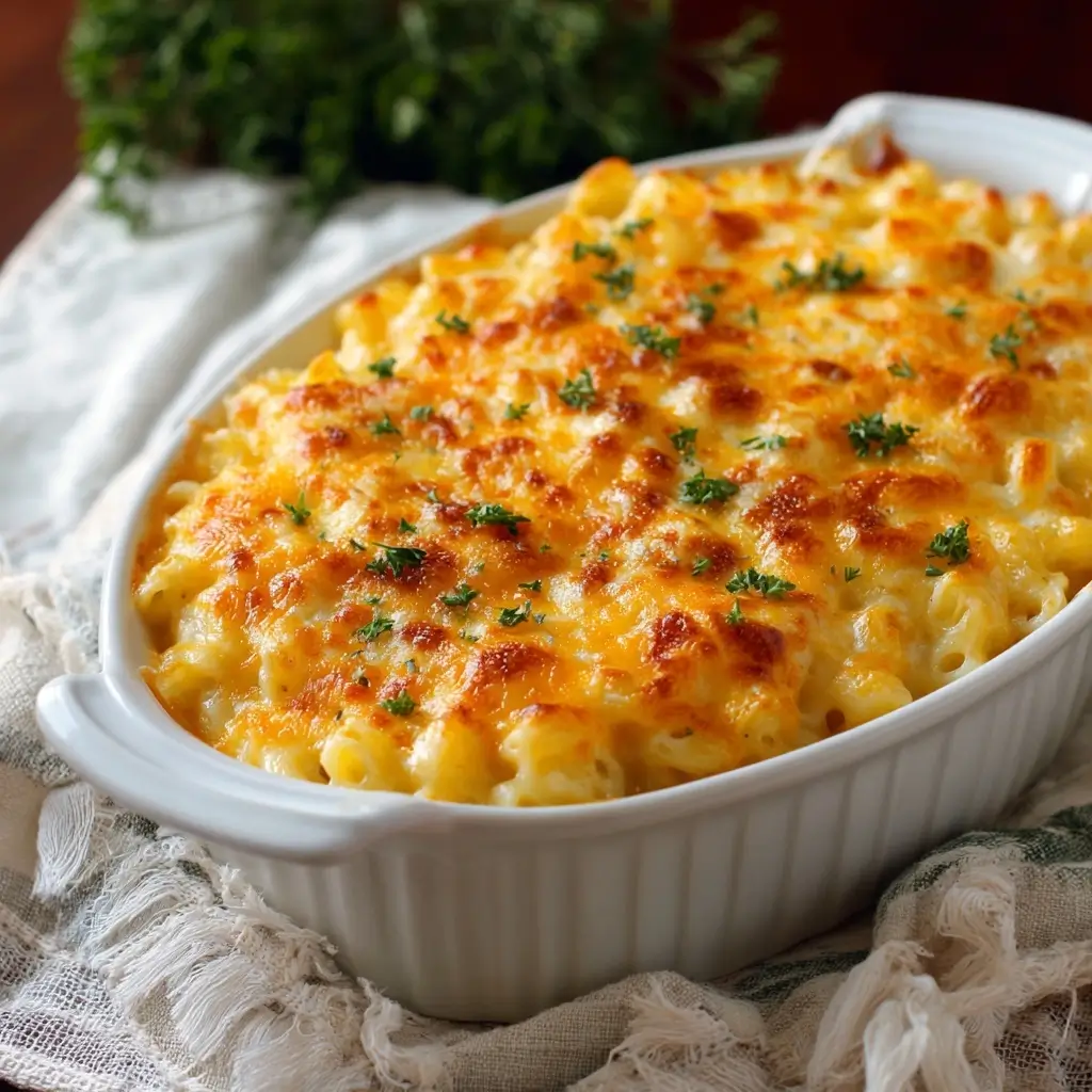 Creamy Baked Mac & Cheese
