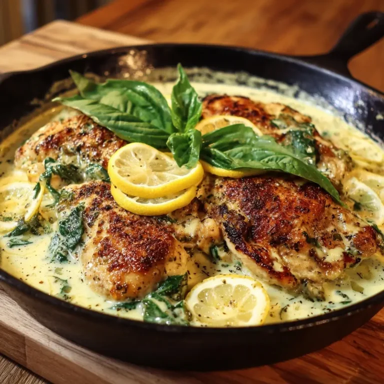 Creamy Lemon-Basil Chicken