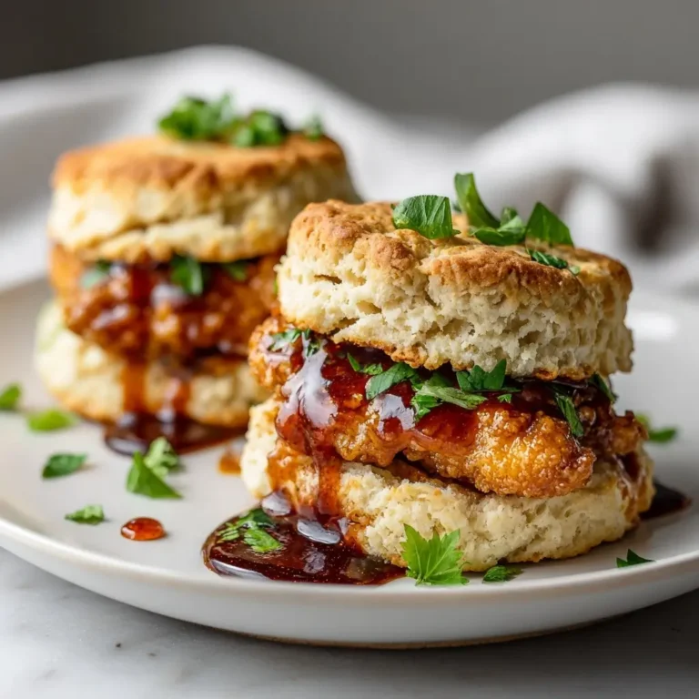 Easy Hot Honey Chicken Biscuits