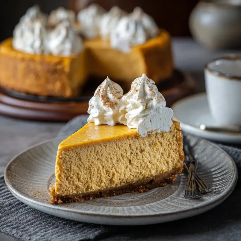 Gluten-Free Pumpkin Cheesecake