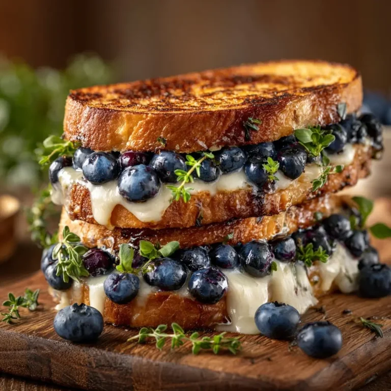 Gourmet Blueberry Grilled Cheese