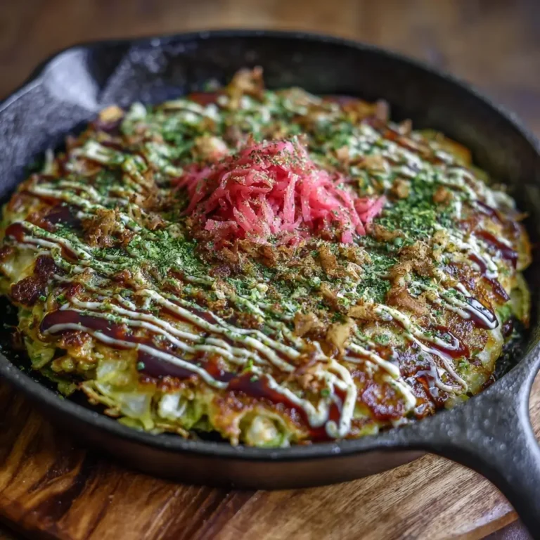 Okonomiyaki (Japanese Cabbage Pancake)