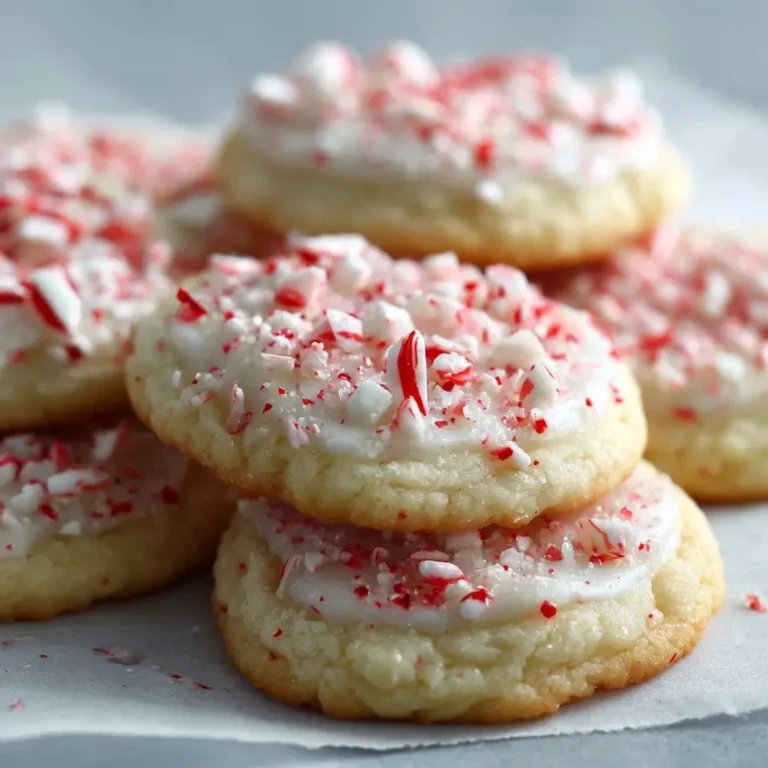 Peppermint Sugar Cookies