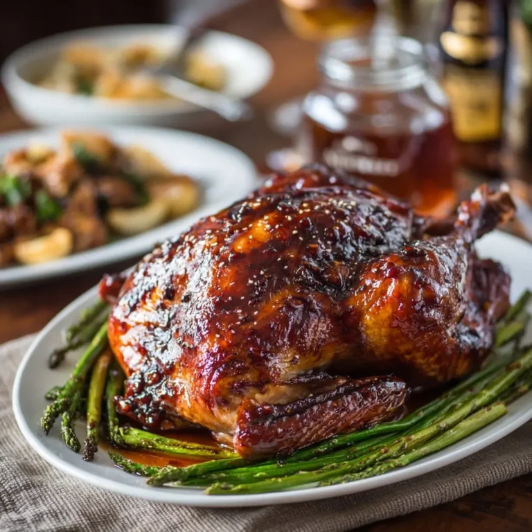 Soy Sauce + Honey Glazed Turkey