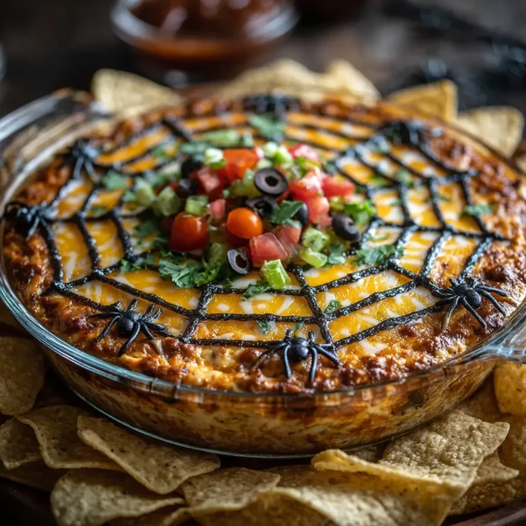 Spiderweb Taco Dip