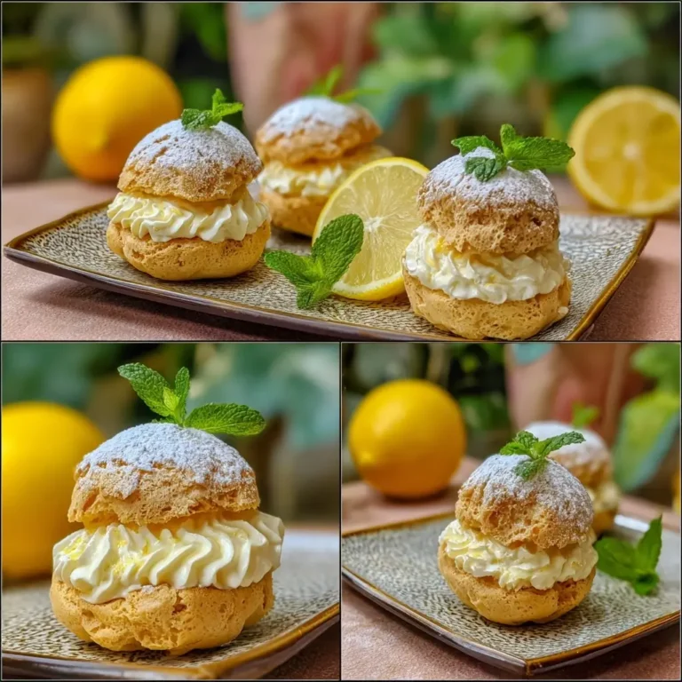 Springtime Lemon Cream Puffs