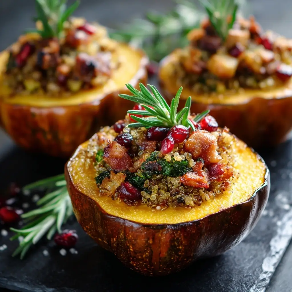 Stuffed Acorn or Butternut Squash