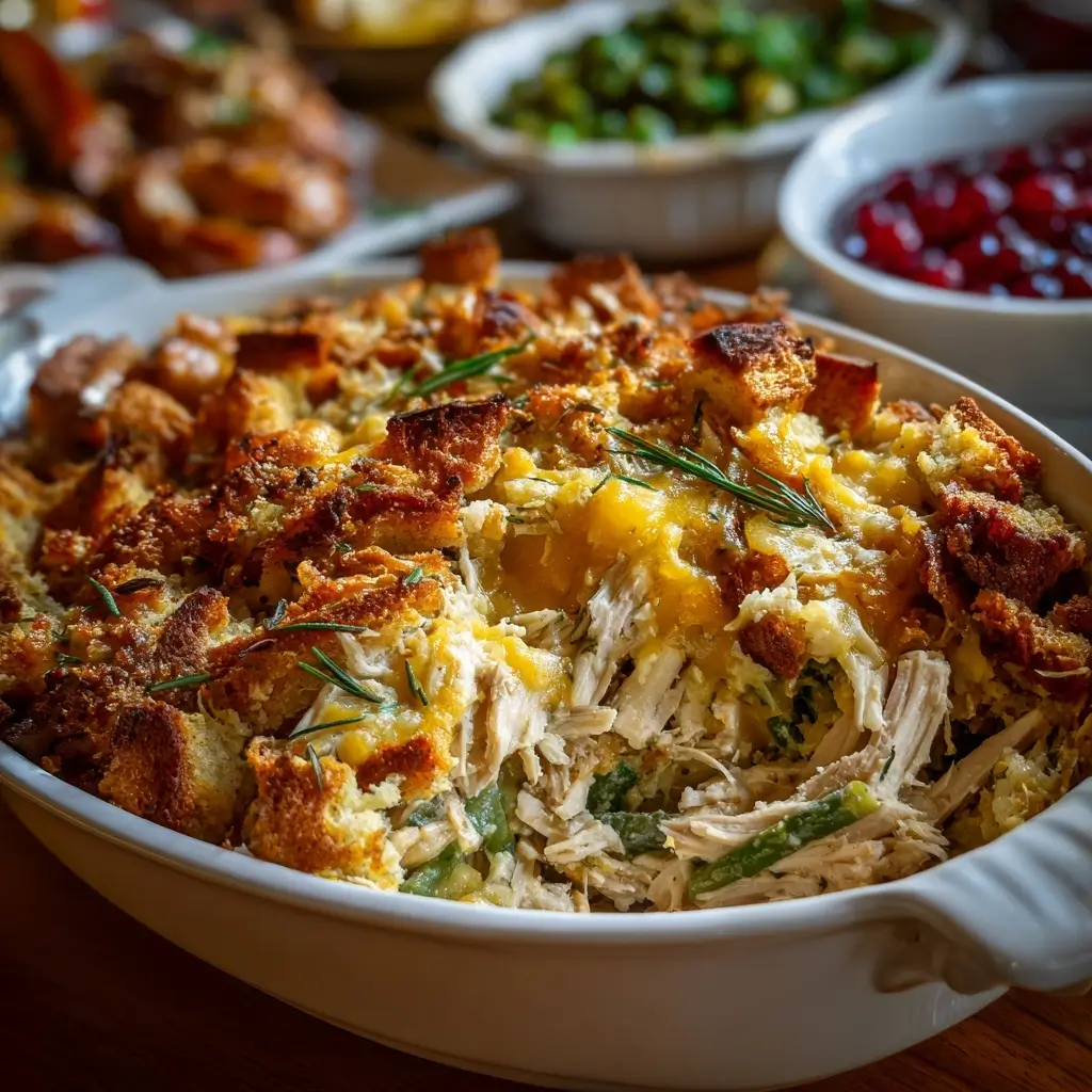 Thanksgiving Leftover Turkey Casserole
