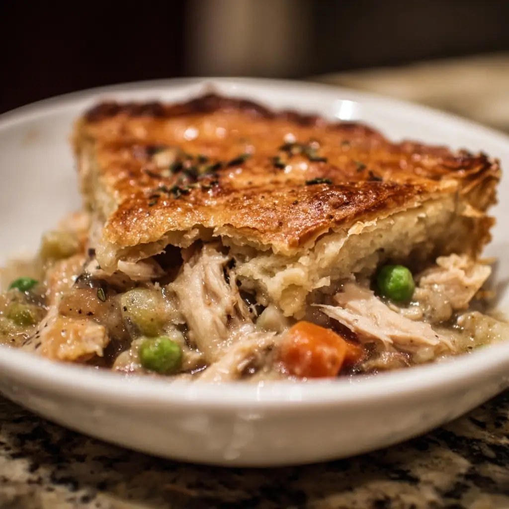 Turkey Pot Pie (leftovers)