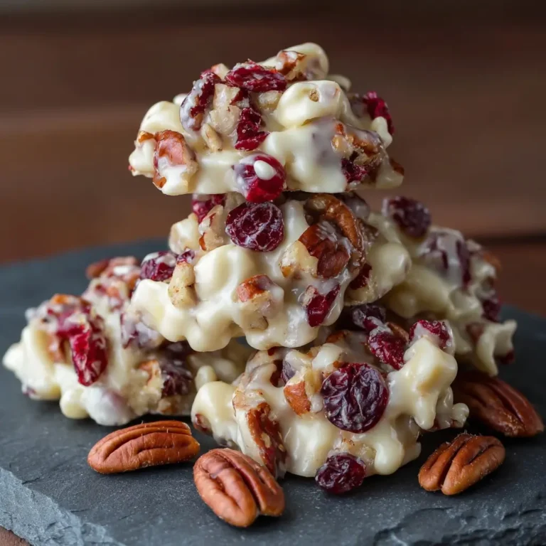 White Chocolate Cranberry Pecan Clusters