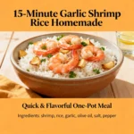 15-Minute Garlic Shrimp Rice