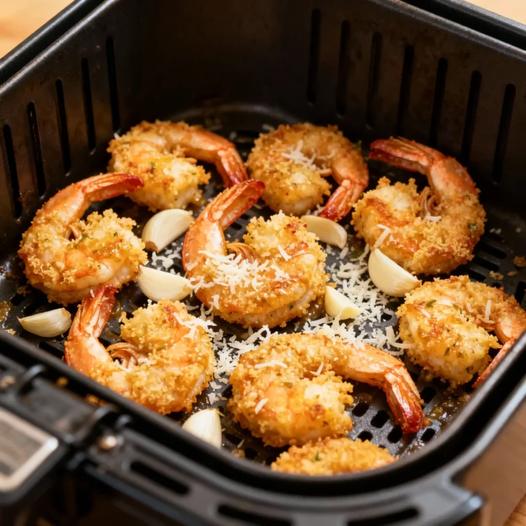 Air Fryer Garlic Parmesan Shrimp