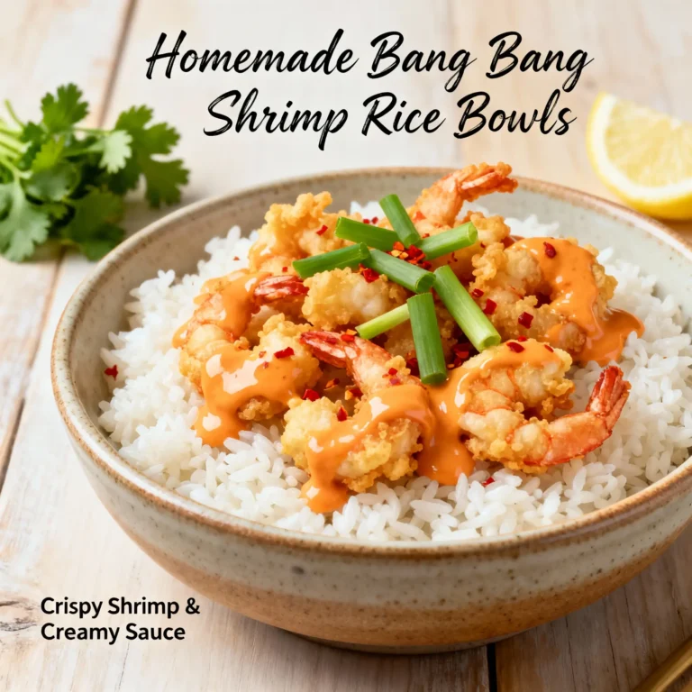 Bang Bang Shrimp Rice Bowls