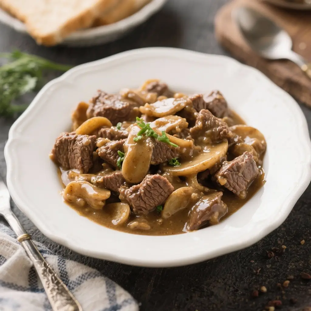 Beef Stroganoff