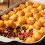 Cheeseburger Tater Tot Casserole