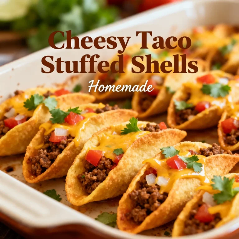 Cheesy Taco Stuffed Shells