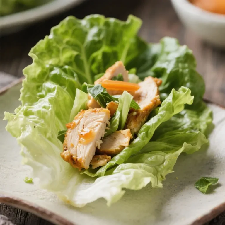 Chicken Lettuce Wraps