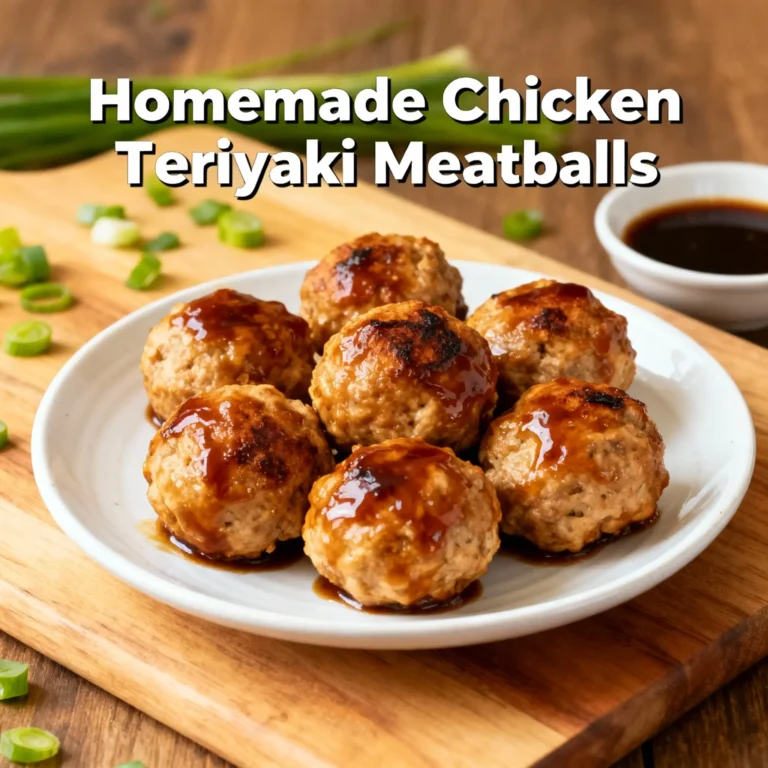 Chicken Teriyaki Meatballs