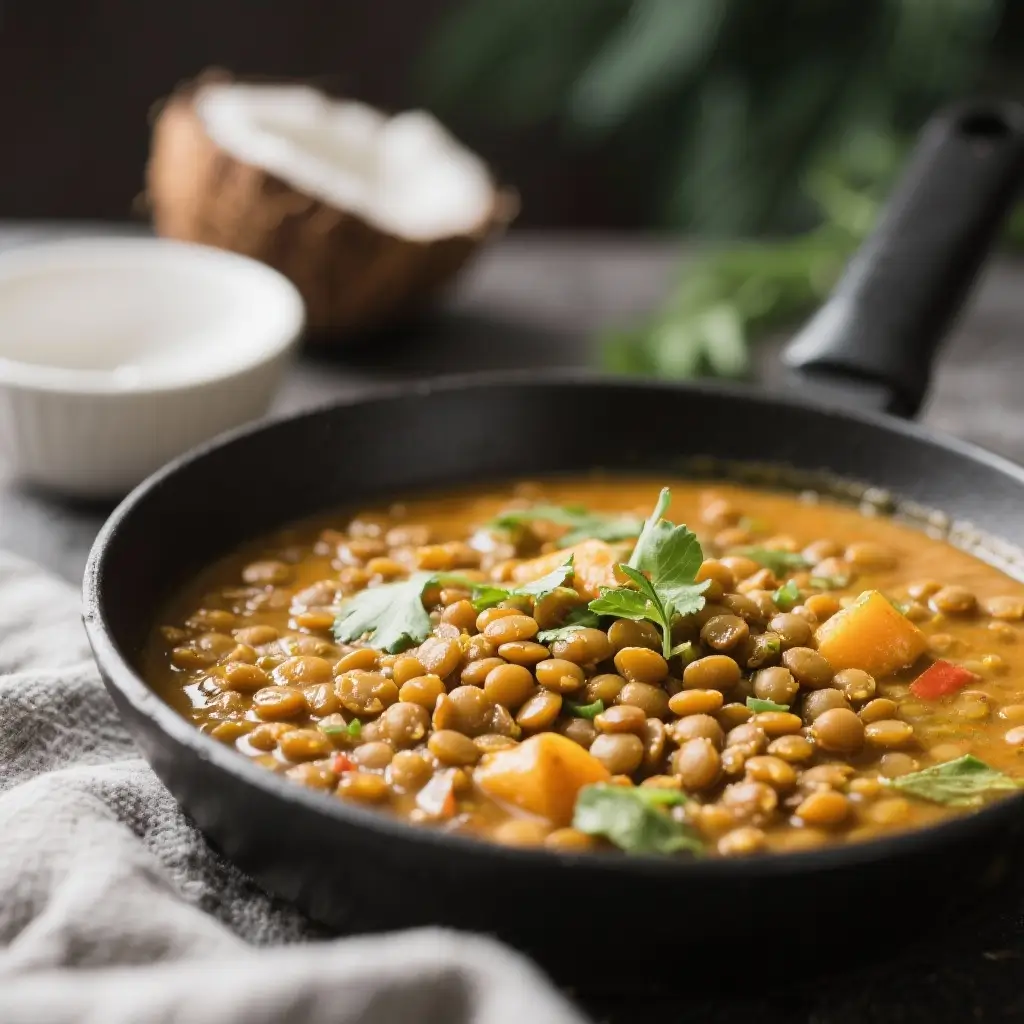 Coconut Curry Lentils