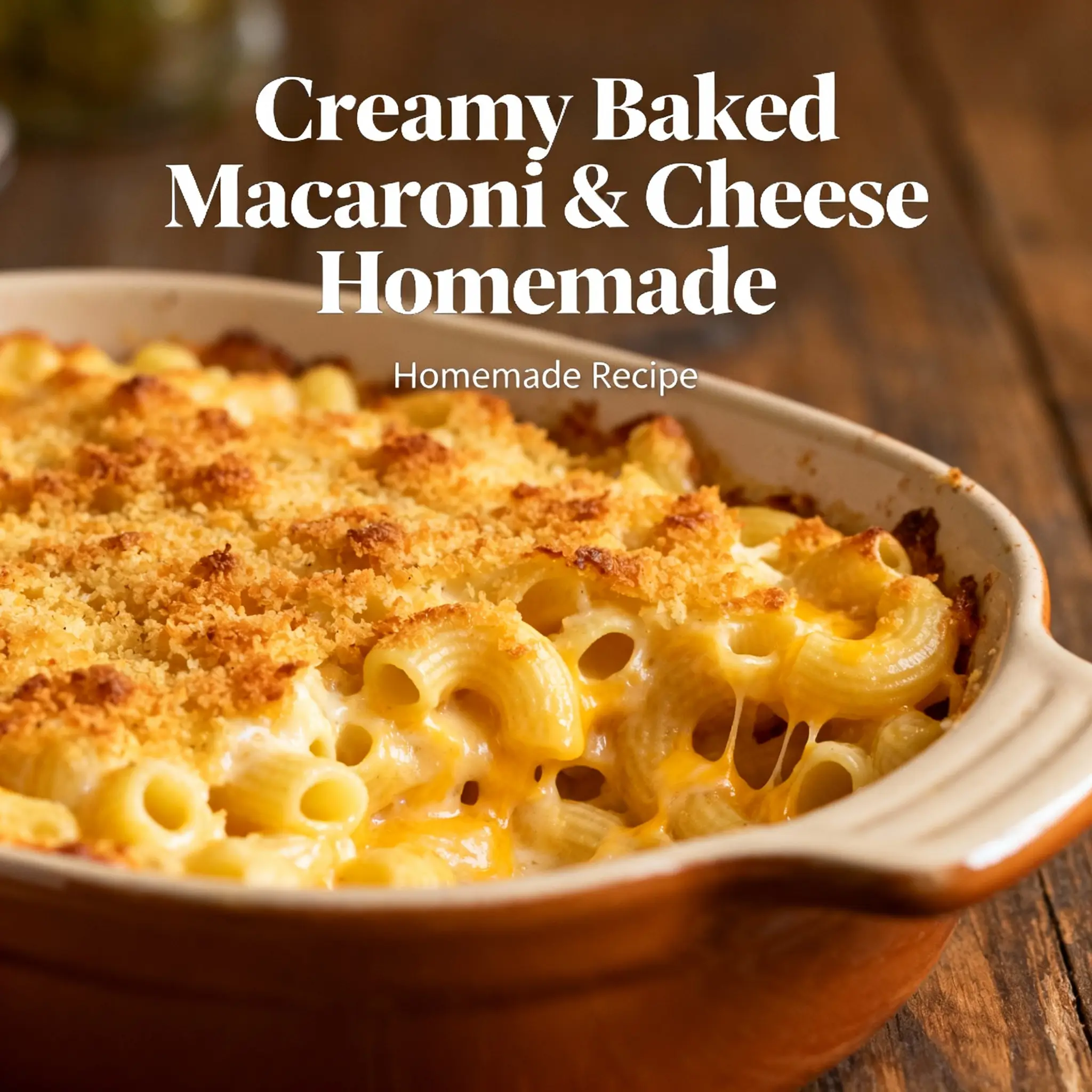 Creamy Baked Macaroni & Cheese