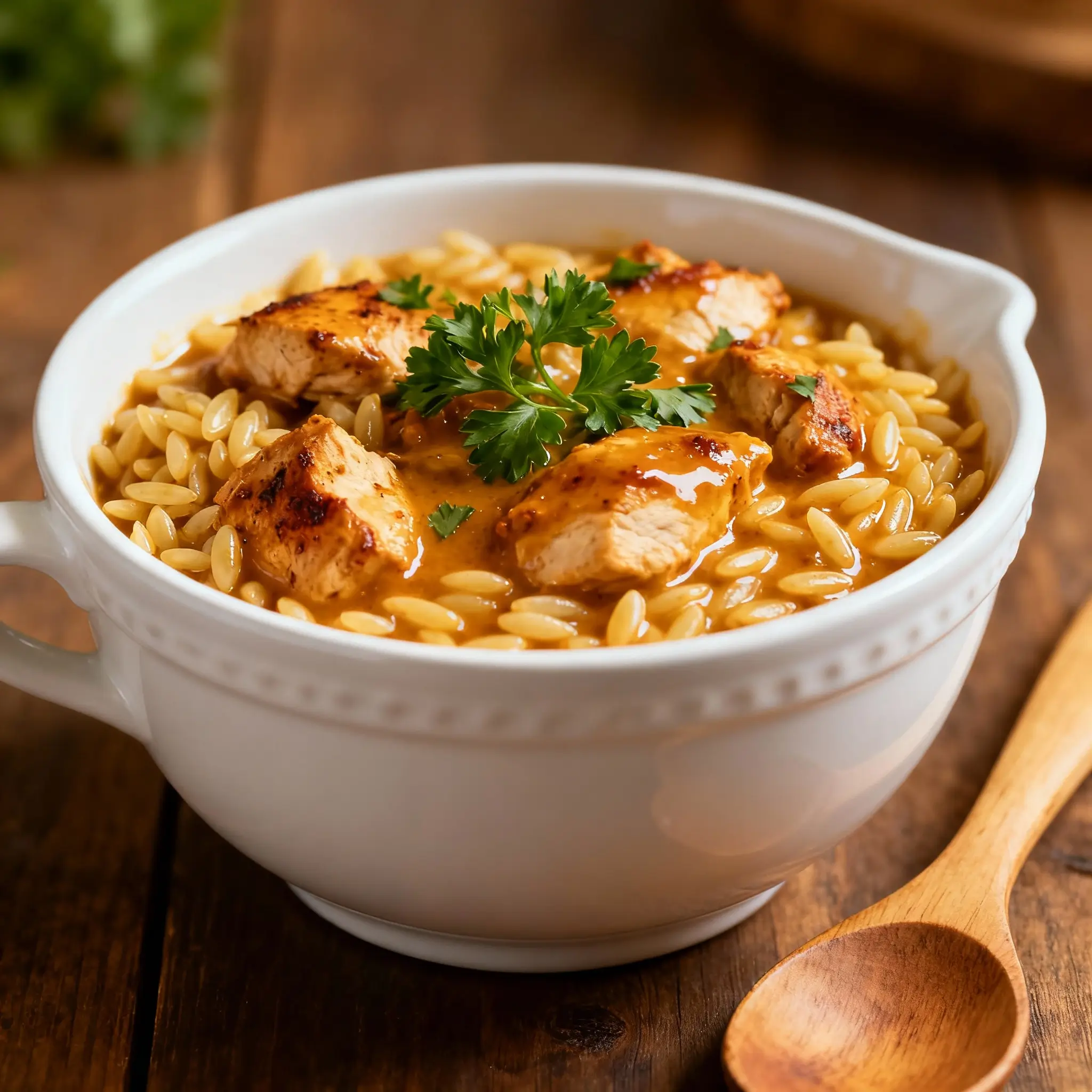Creamy Cajun Chicken Orzo