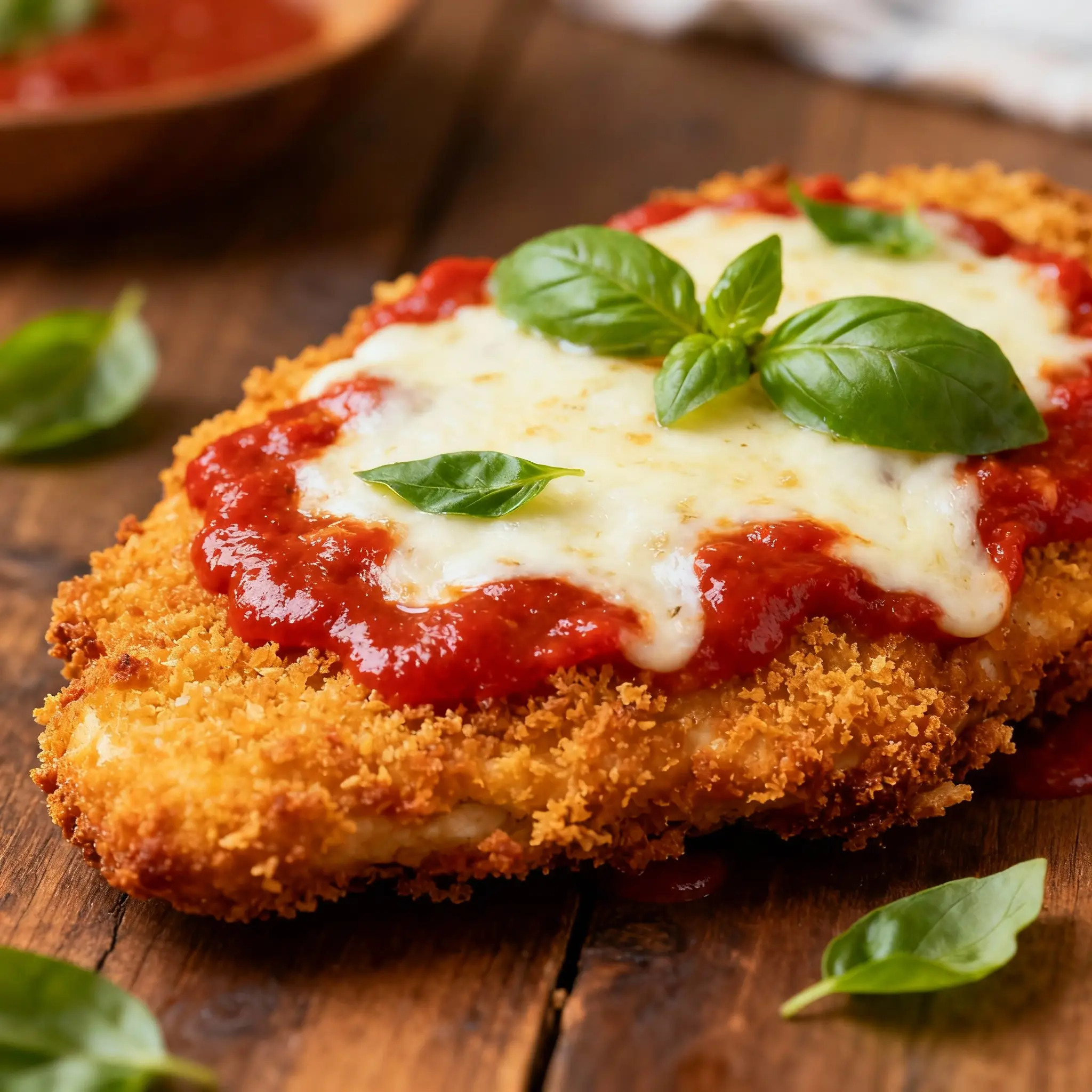 Crispy Air Fryer Chicken Parmesan