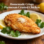 Crispy Parmesan Crusted Chicken