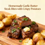 Garlic Butter Steak Bites with Crispy Potatoes