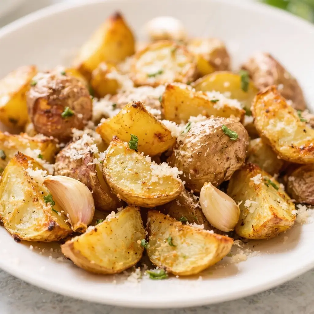 Garlic Parmesan Roasted Potatoes