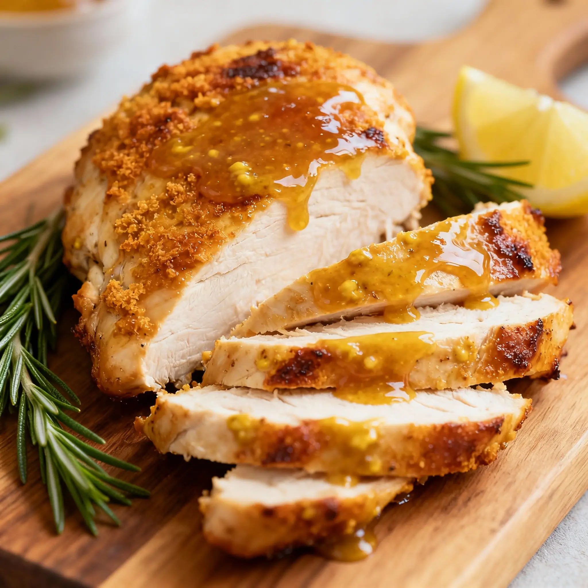 Honey Mustard Baked Chicken Breasts