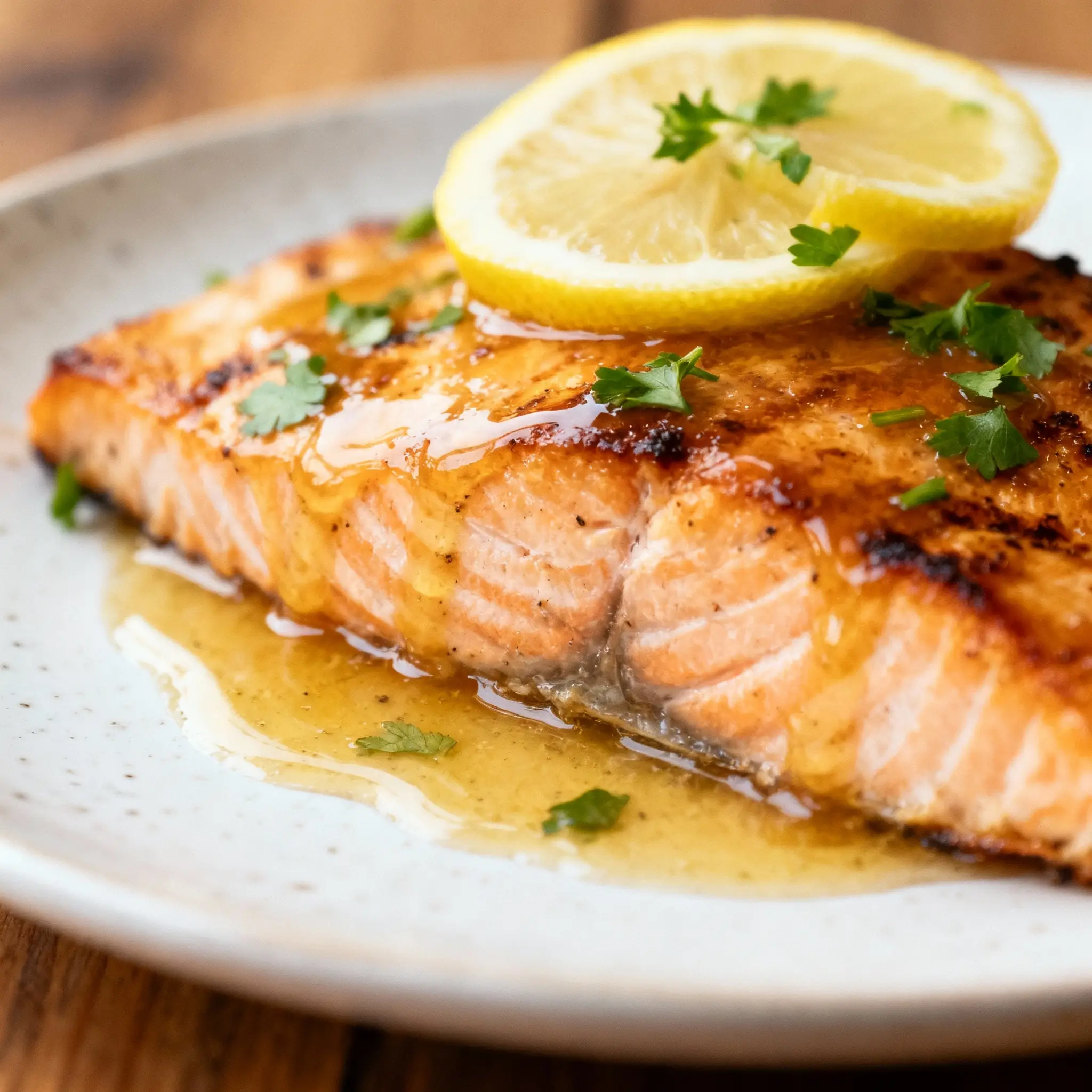 Lemon Brown Butter Salmon