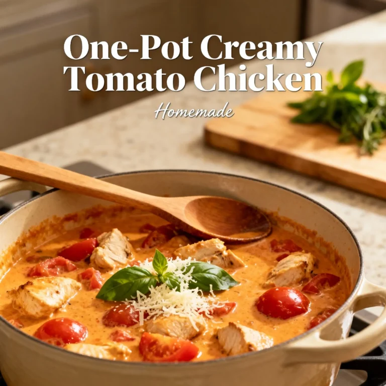 One-Pot Creamy Tomato Chicken