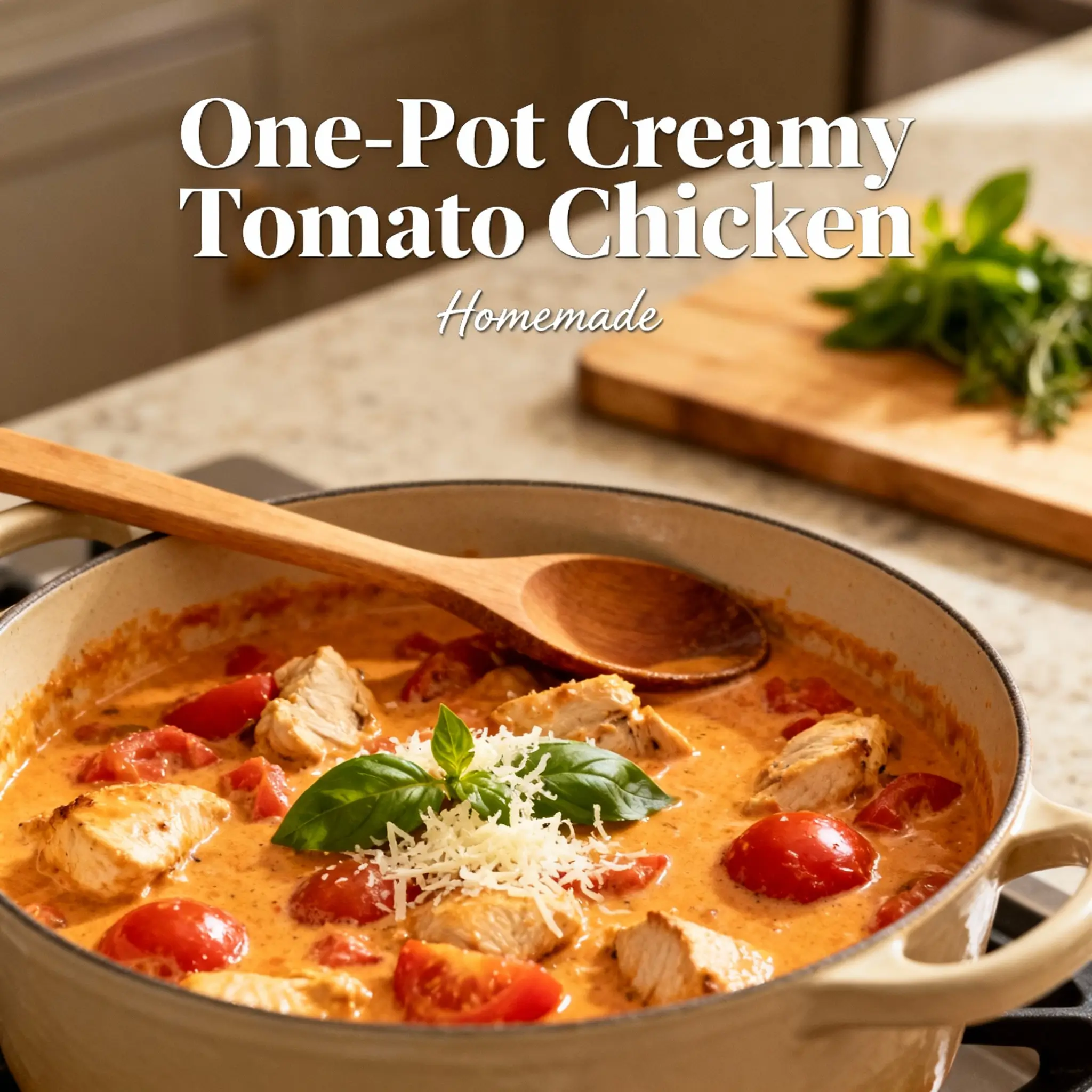 One-Pot Creamy Tomato Chicken